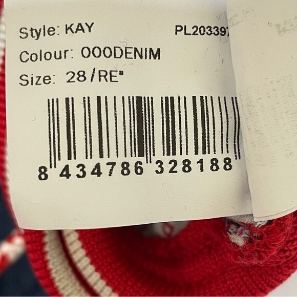 Pepe Jeans London Drawtring Straight Leg Crop Jean - Picture 8 of 12